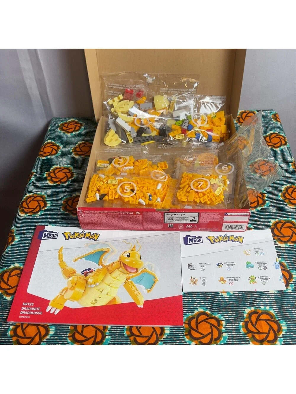 MEGA Pokémon Dragonite Build with Motion Set HKT25 387pcs Interlocking Blocks